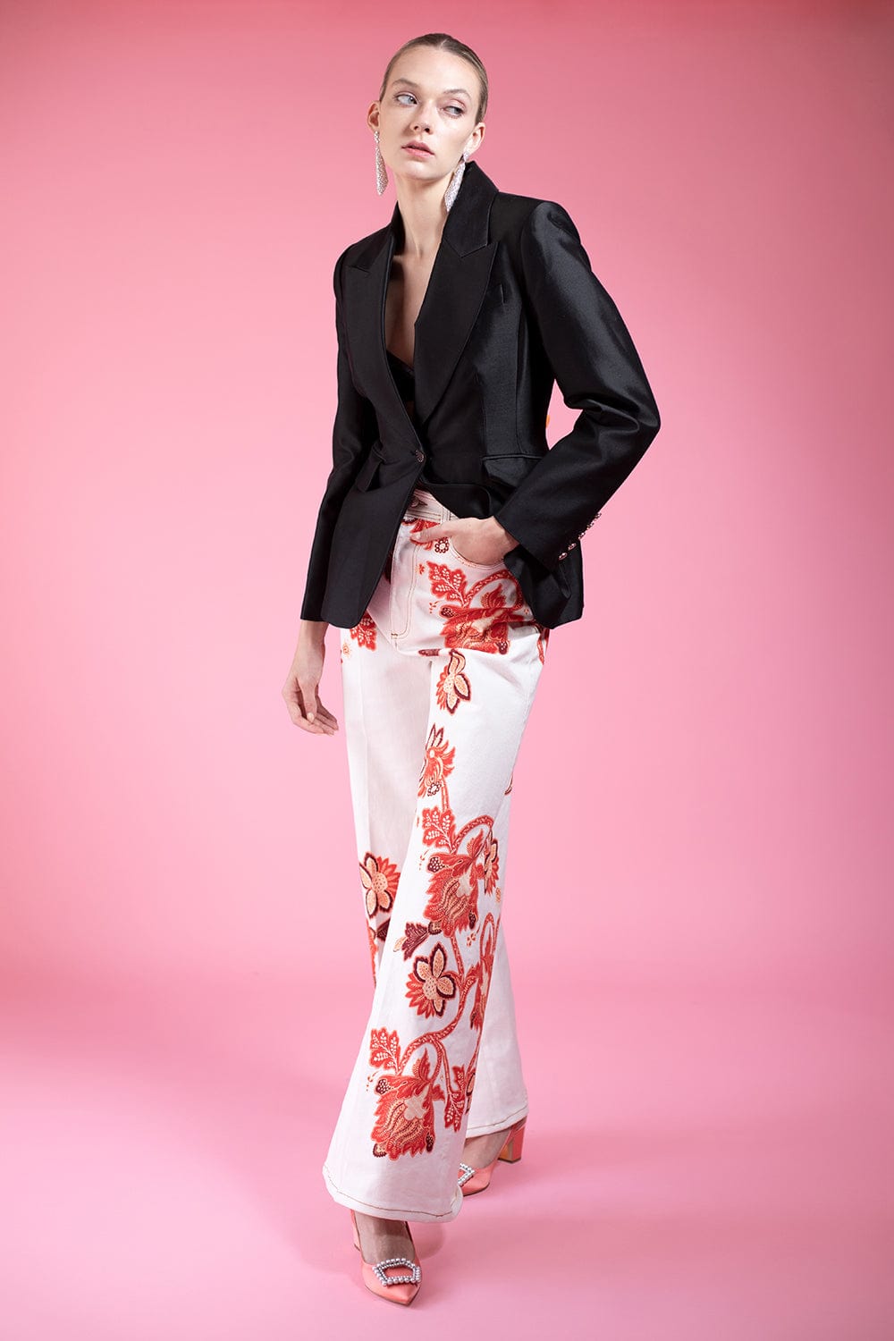 ZIMMERMANN-Dancer Tuxedo Jacket-BLACK