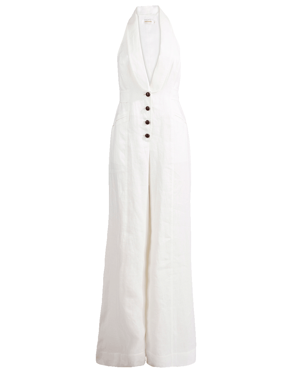 ZIMMERMANN-Corsage Tailored Jumpsuit-IVORY