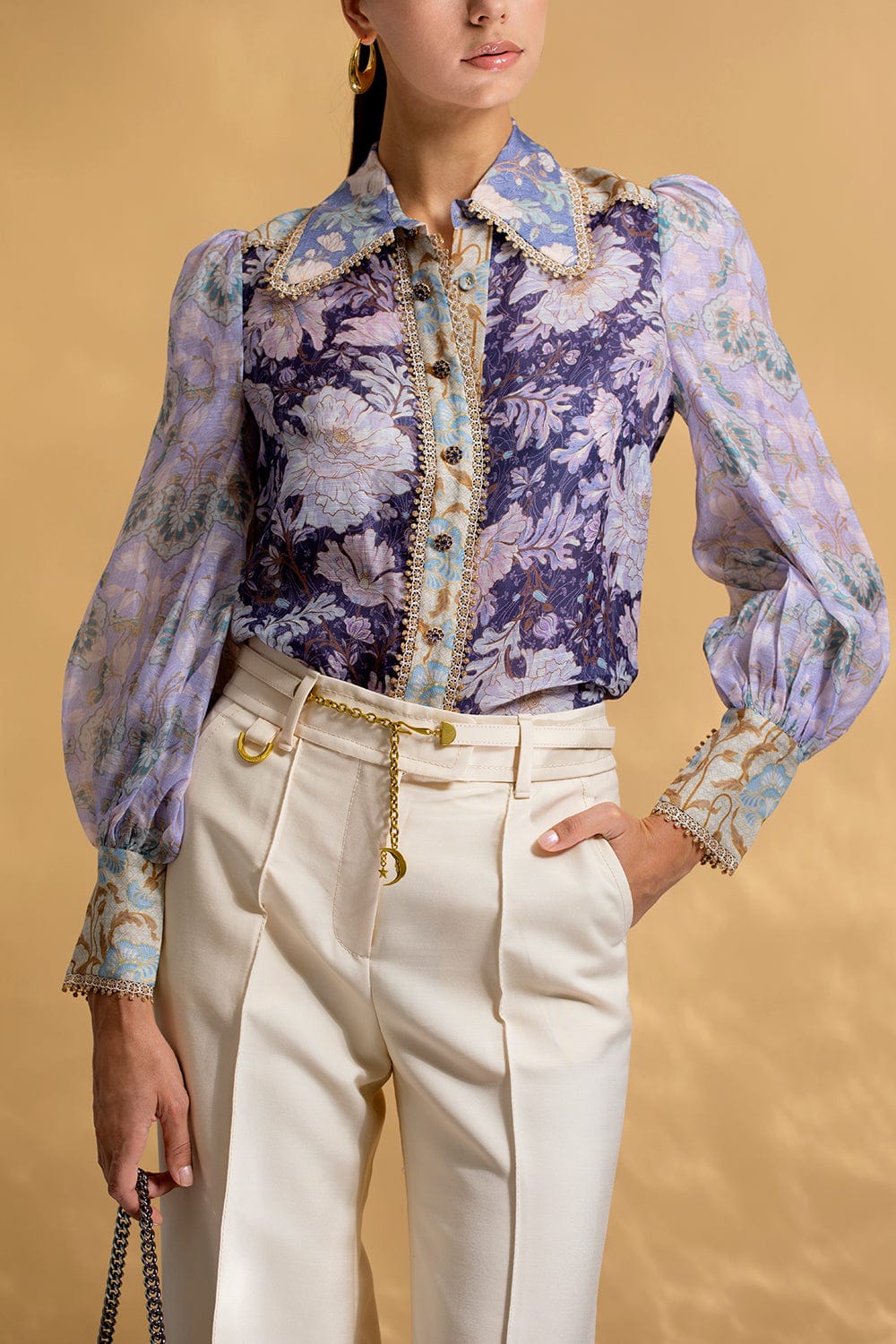 ZIMMERMANN-Kaleidoscope Wide Leg Pant-