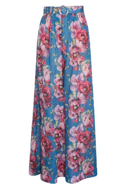ZIMMERMANN-High Tide Pinktuck Pants-