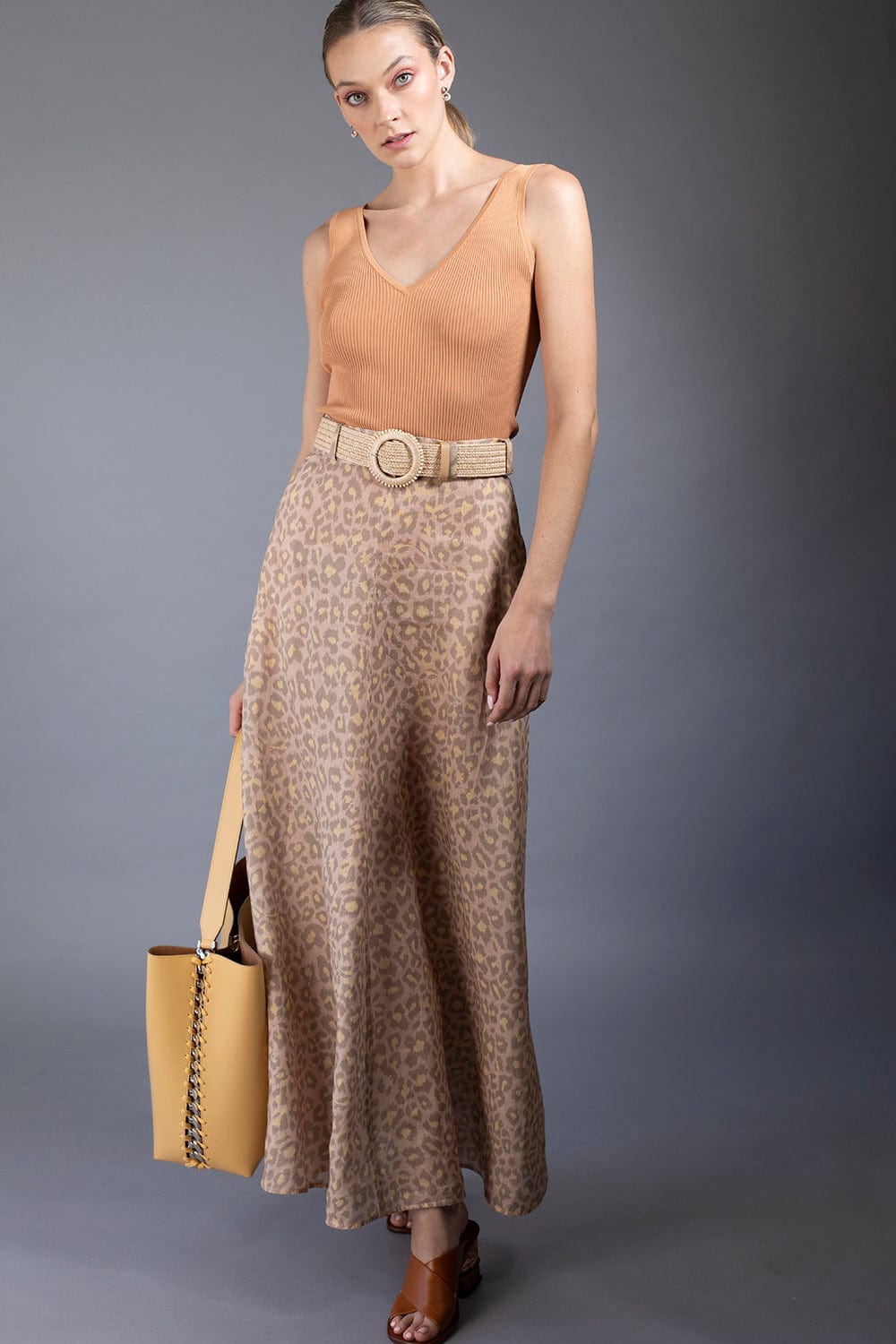 ZIMMERMANN-Pattie A Line Midi Skirt-