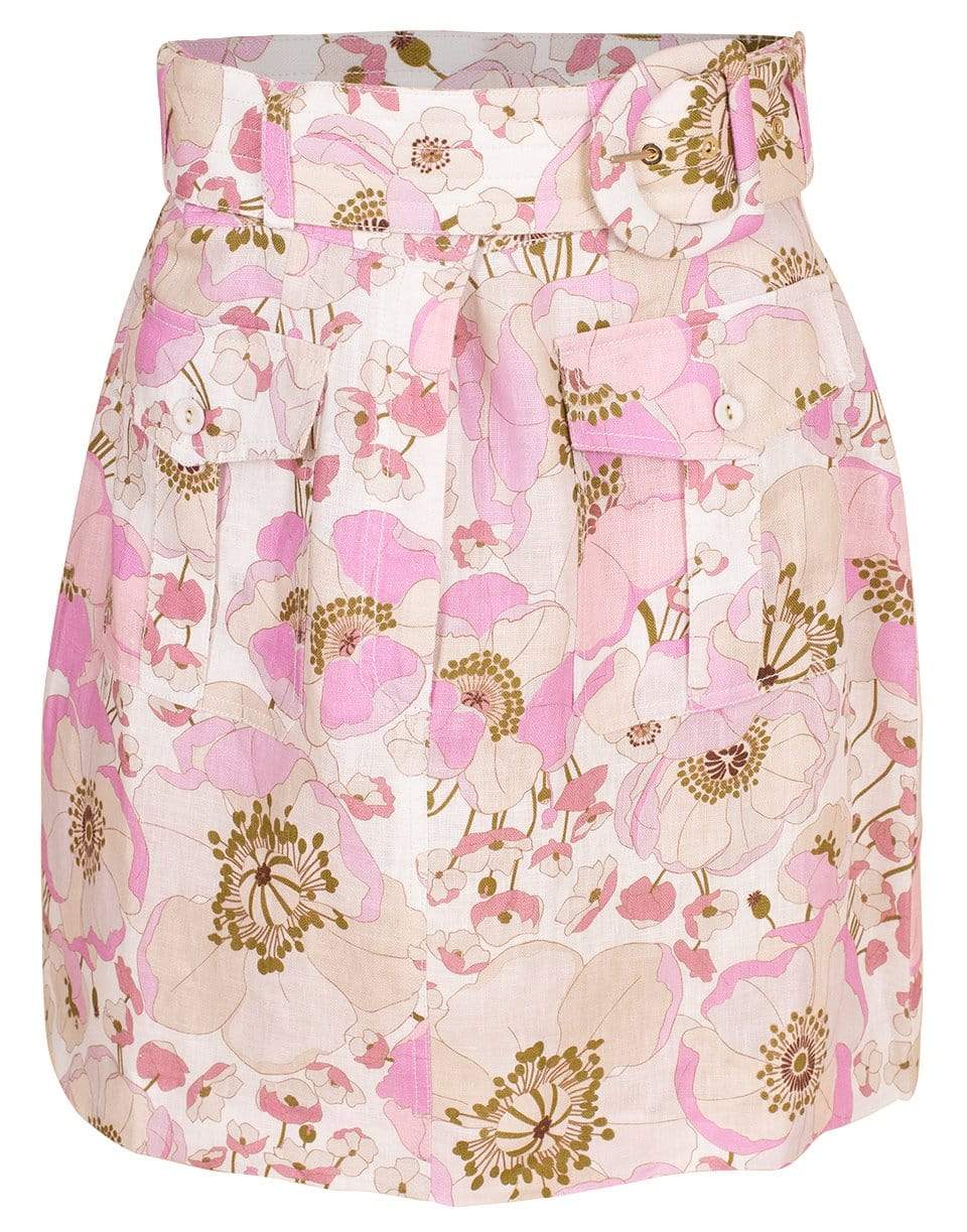 ZIMMERMANN-Super Eight Safari Mini Skirt-