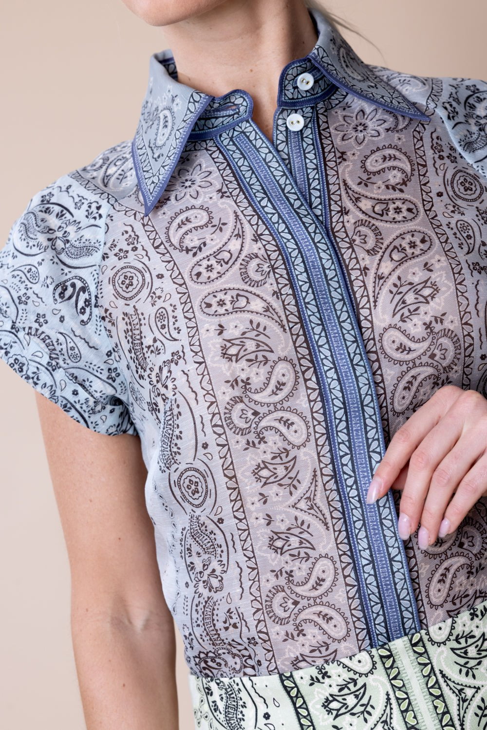 ZIMMERMANN-Matchmaker Fitted Blouse-