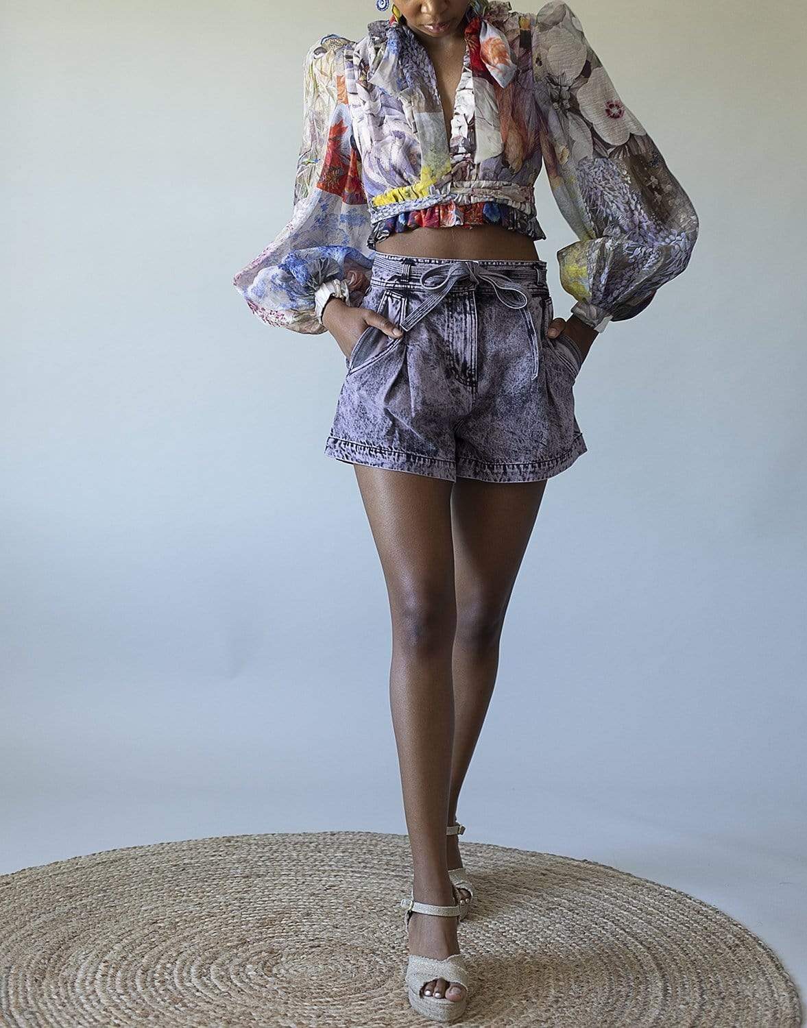 ZIMMERMANN-Botanica Crop Bodice - Book Print-BOOK PRINT