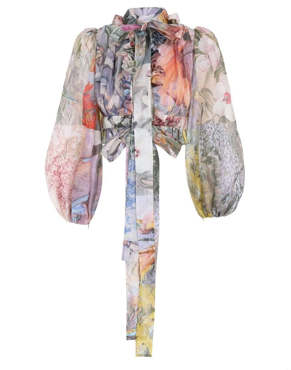 ZIMMERMANN-Botanica Crop Bodice - Book Print-BOOK PRINT