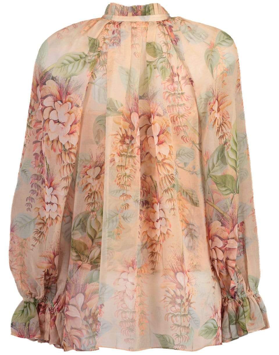 ZIMMERMANN-Coral Tree Candescent Blouse-