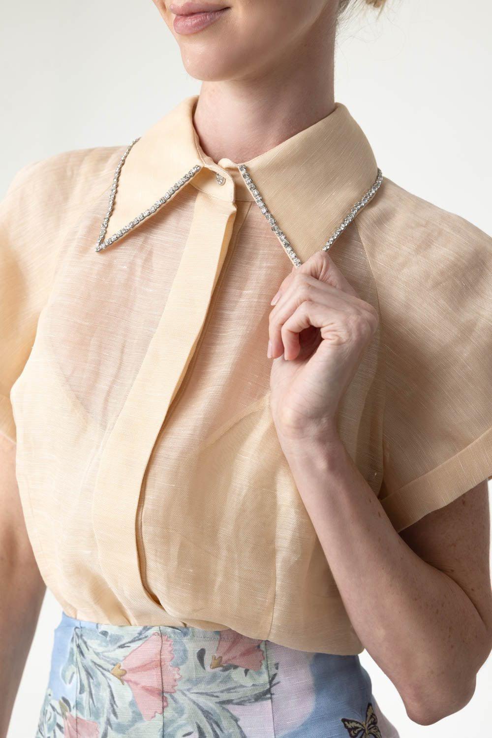 ZIMMERMANN-Eden Blouse - Cream-