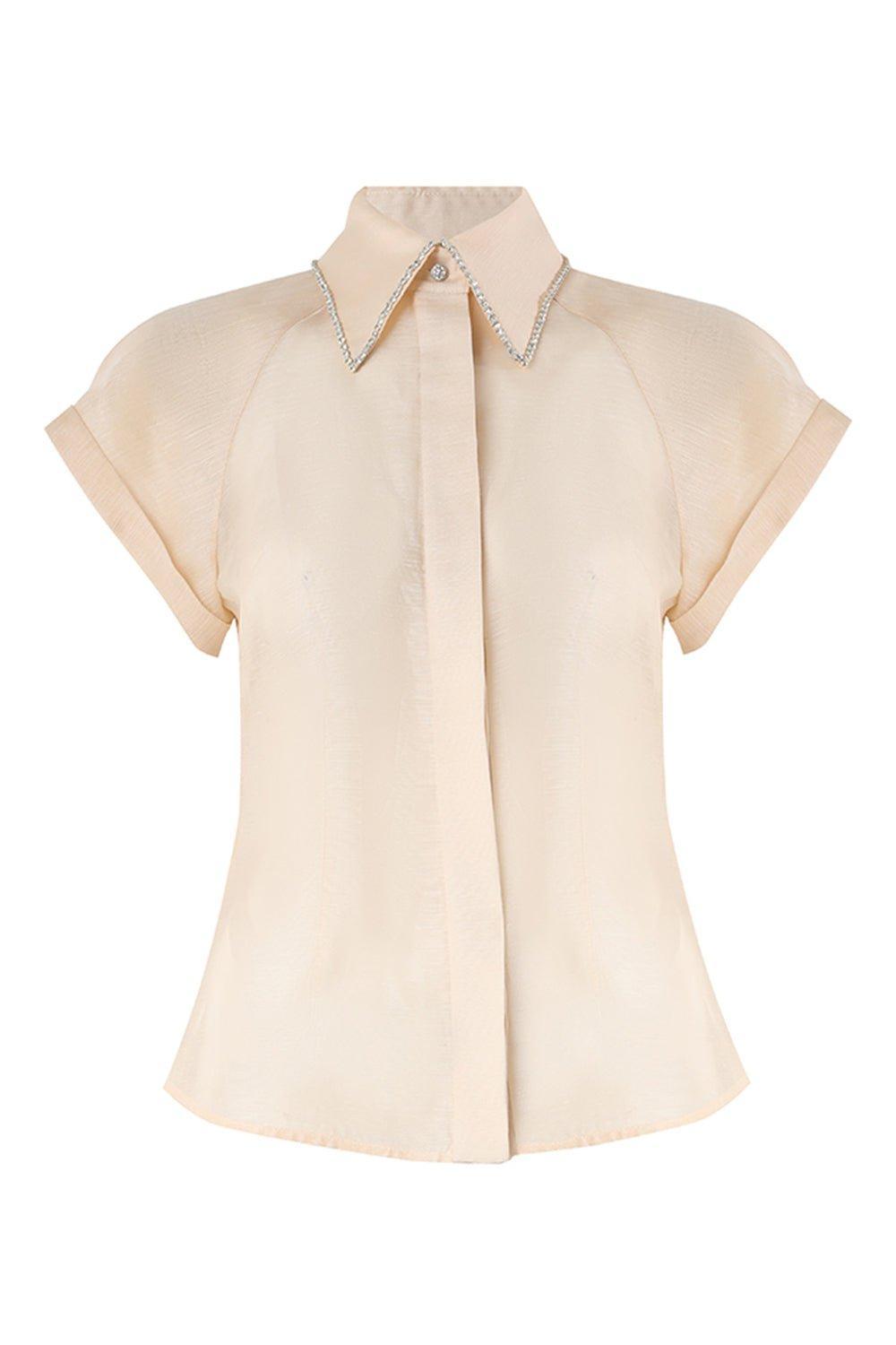 ZIMMERMANN-Eden Blouse - Cream-