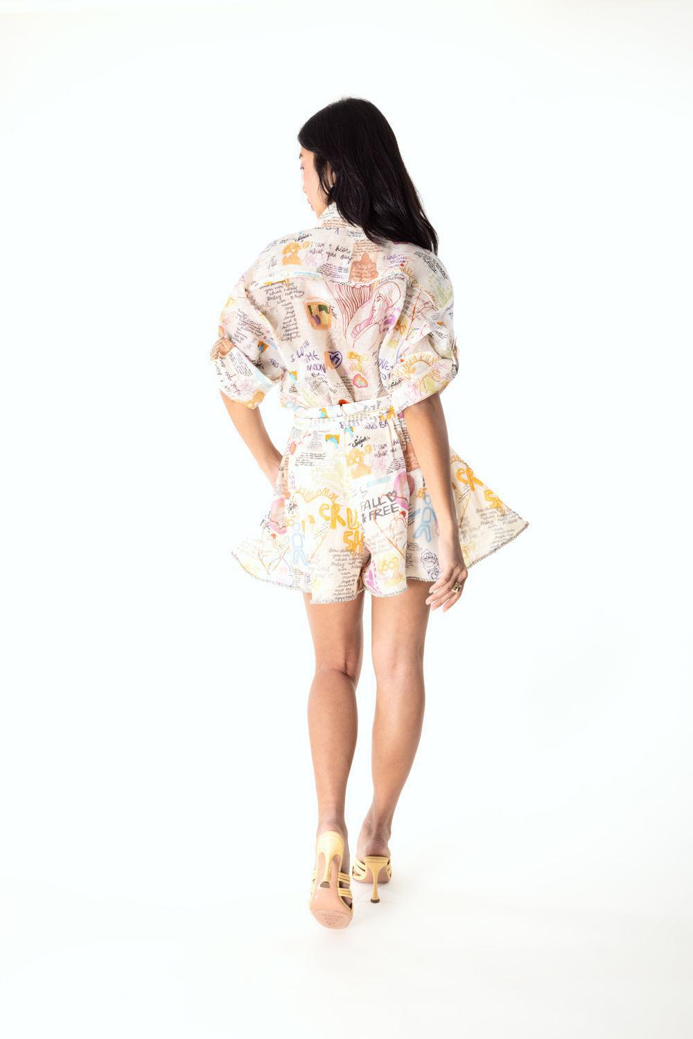 Crush Shirt-DEAR DIARY-0P-CLOTHINGTOPBLOUSE-ZIMMERMANN