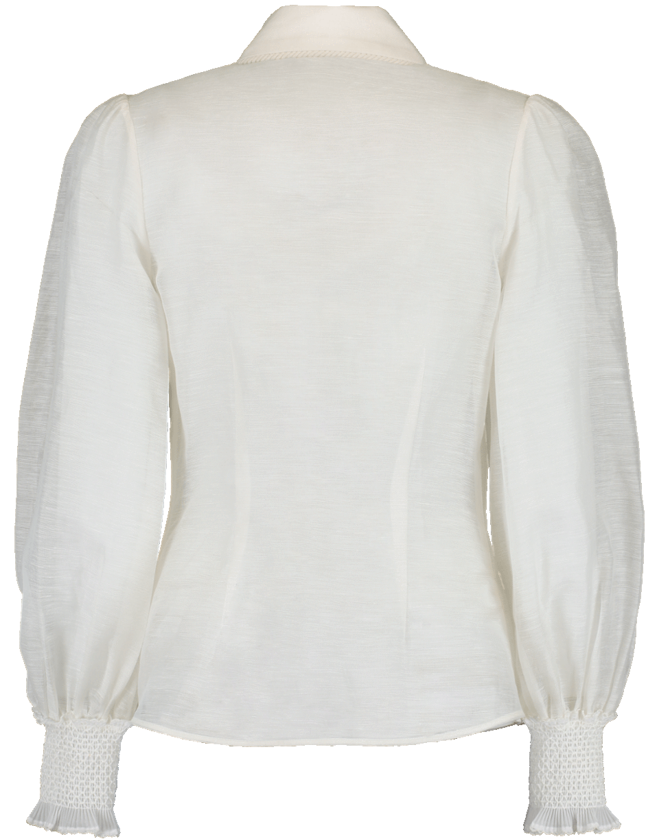 ZIMMERMANN-Corsage Lantern Blouse-