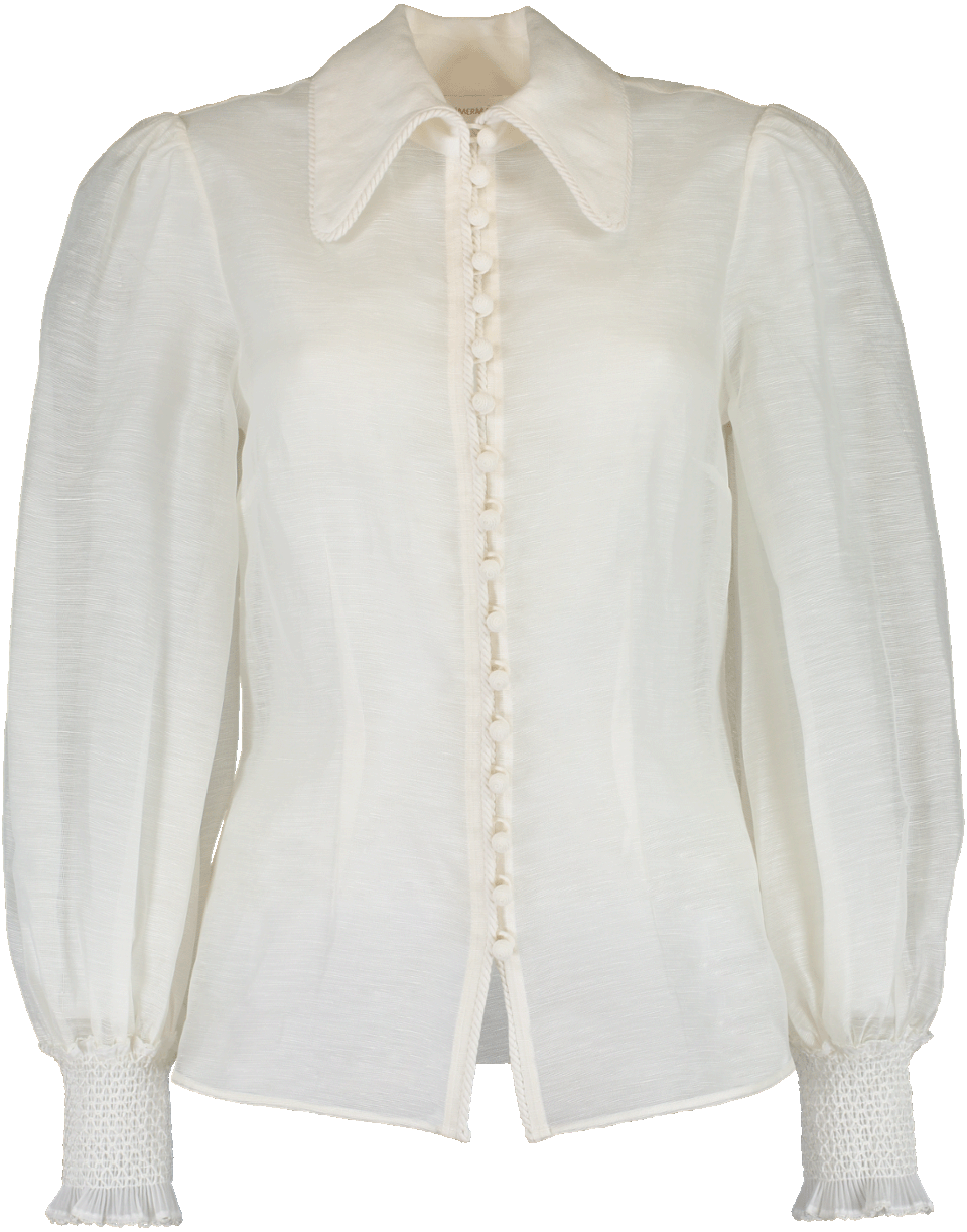 ZIMMERMANN-Corsage Lantern Blouse-