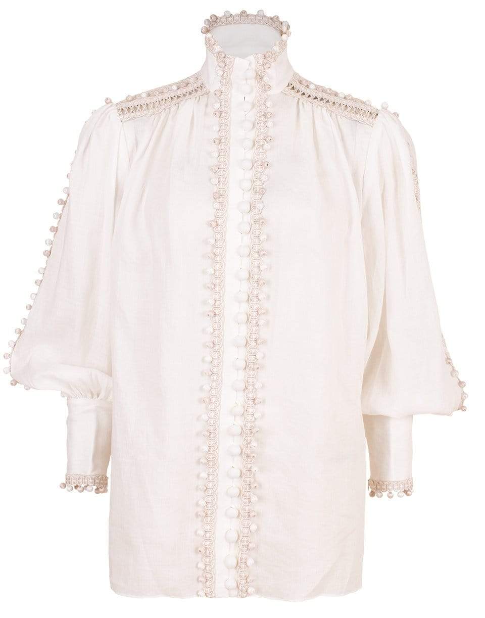 ZIMMERMANN-Super Eight Corded Blouse-