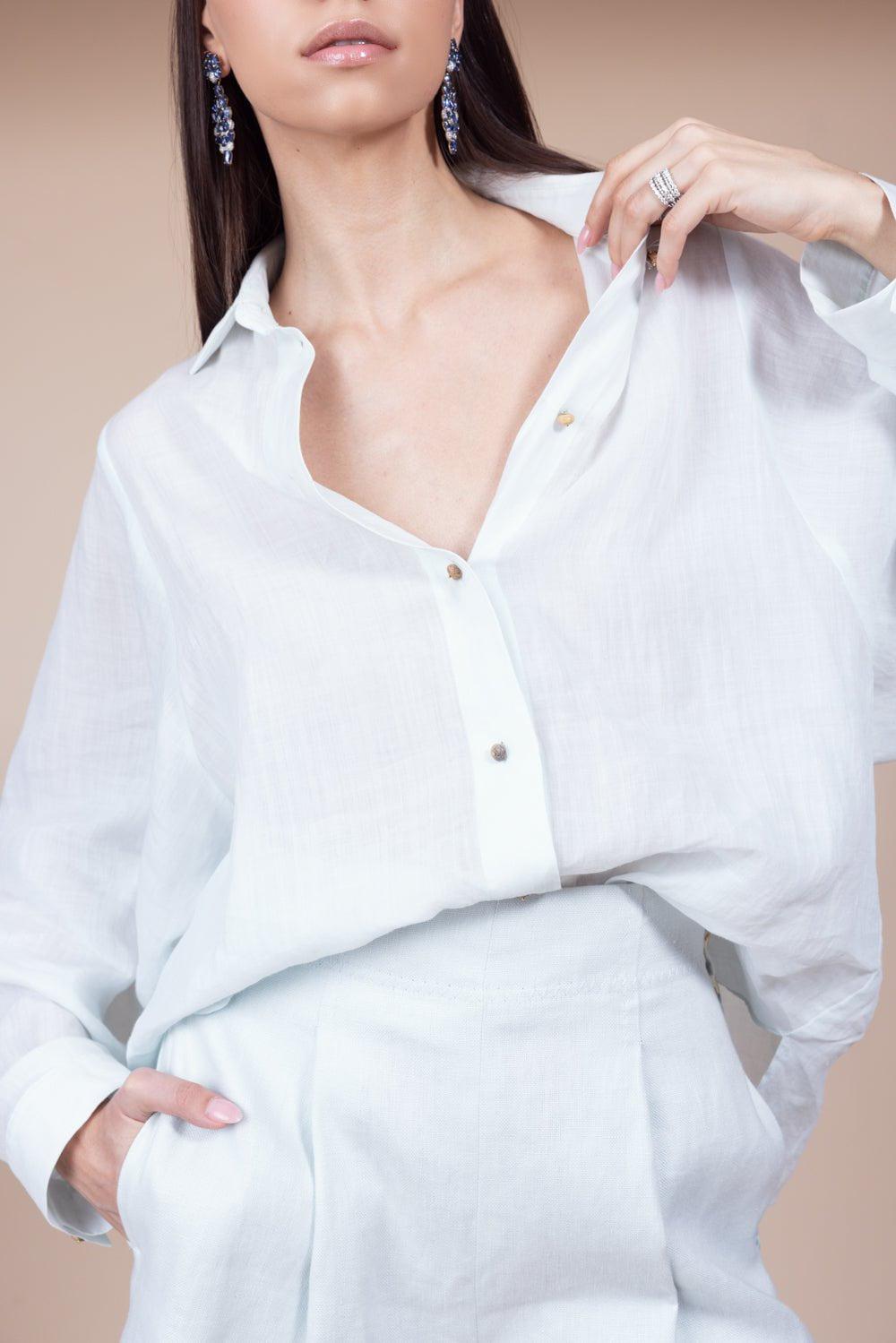 ZIMMERMANN-Natura Oversize Shirt-