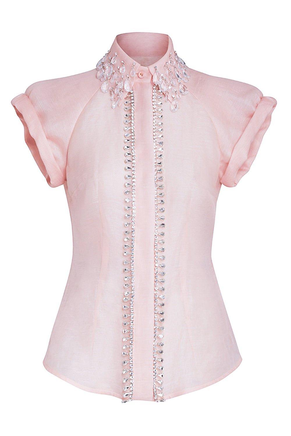 ZIMMERMANN-Matchmaker Diamante Blouse-