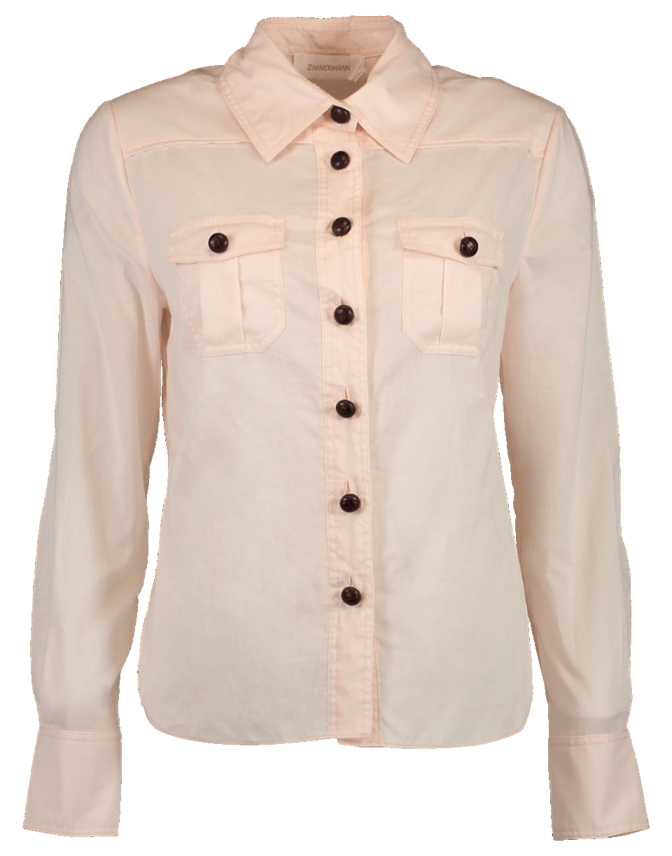 ZIMMERMANN-Corsage Body Shirt-