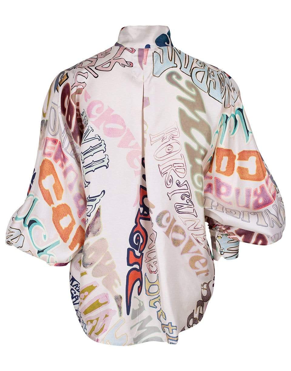 ZIMMERMANN-Ladybettle Word Blouse-