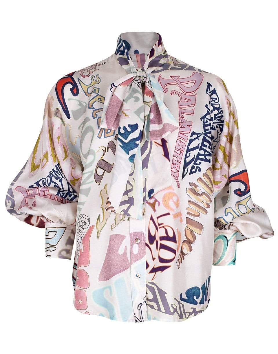 ZIMMERMANN-Ladybettle Word Blouse-
