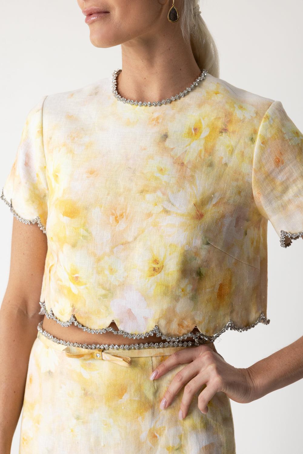 ZIMMERMANN-Crush Scalloped Top-