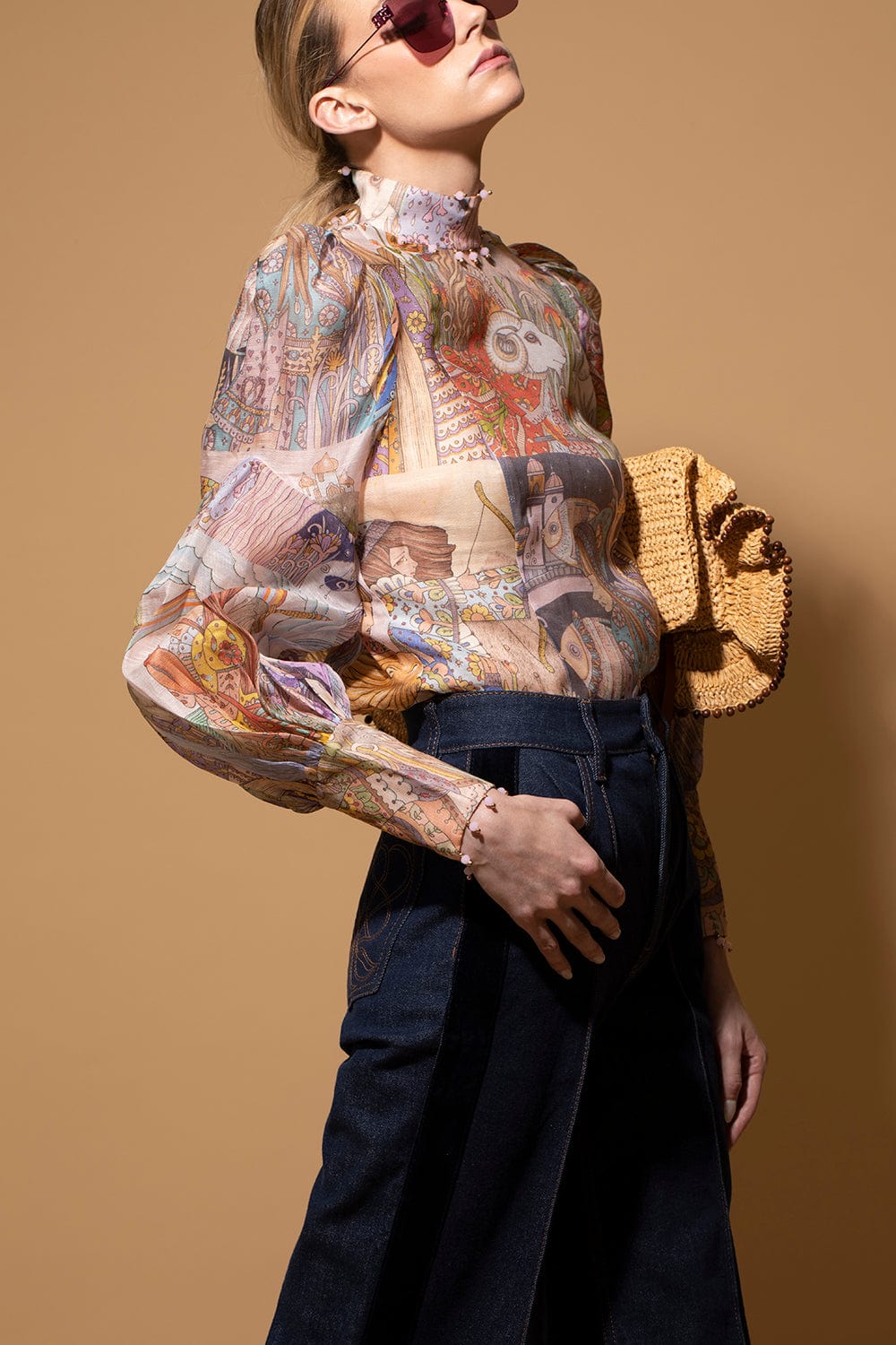 ZIMMERMANN-Kaleidoscope Zodiac Blouse-