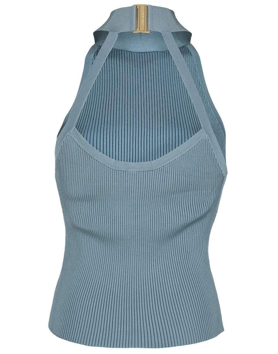 ZIMMERMANN-Halter Rib Knit Tank-