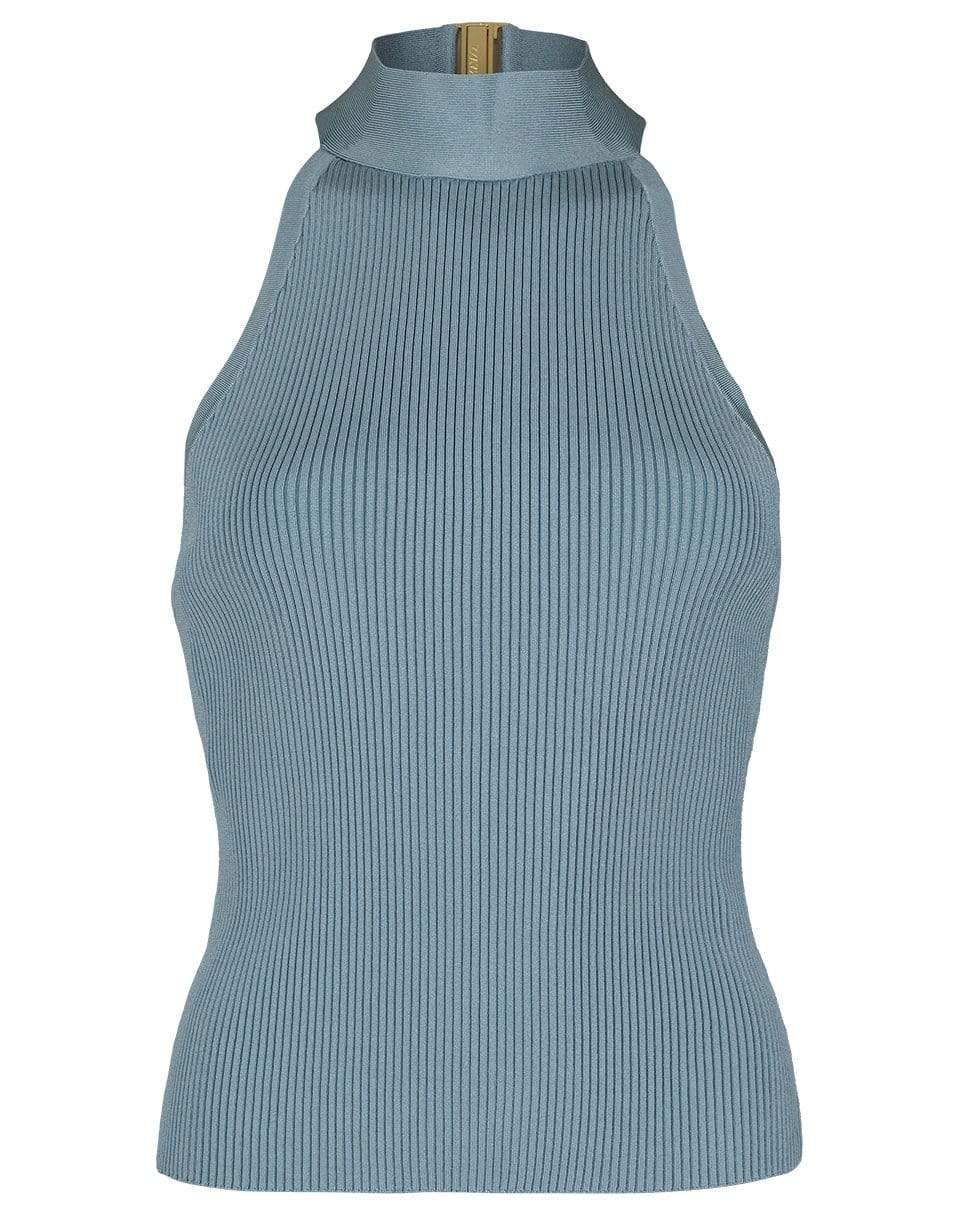 ZIMMERMANN-Halter Rib Knit Tank-