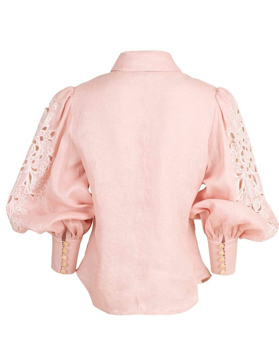 ZIMMERMANN-Freja Embroidered Shirt-