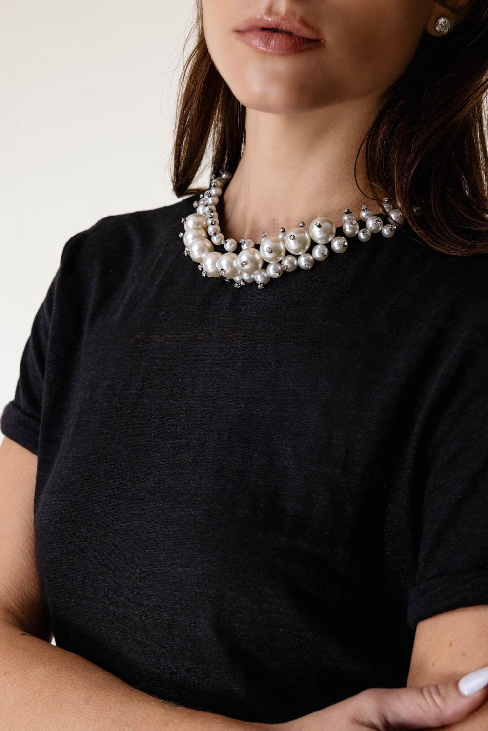 Crush Embellished Tee - Black-BLACK-0P-CLOTHINGTOPT-SHIRT-ZIMMERMANN