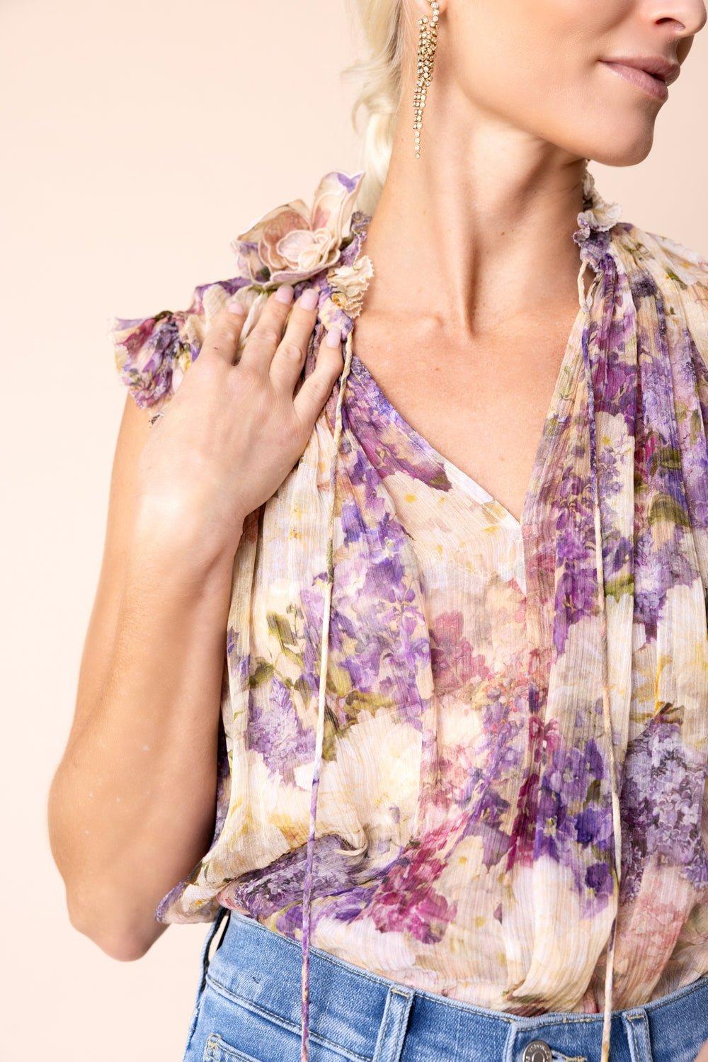 ZIMMERMANN-Lyrical Frilled Tank-
