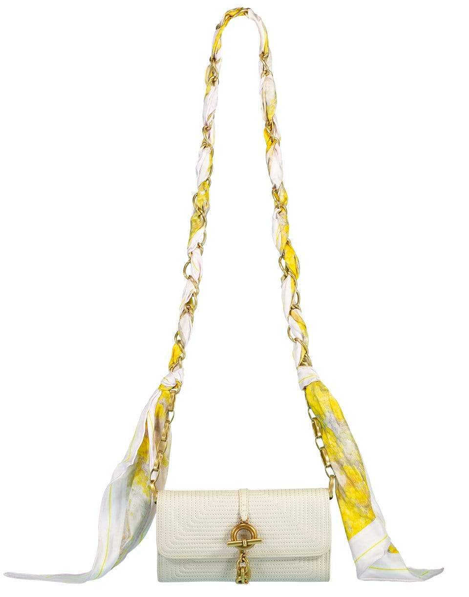 ZIMMERMANN-Ivory Quilted Evening Mini Scarf Bag-IVORY