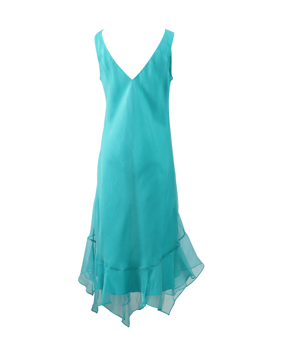 ZONDA NELLIS-Flutter Hem Soleil Dress-BLUZN11