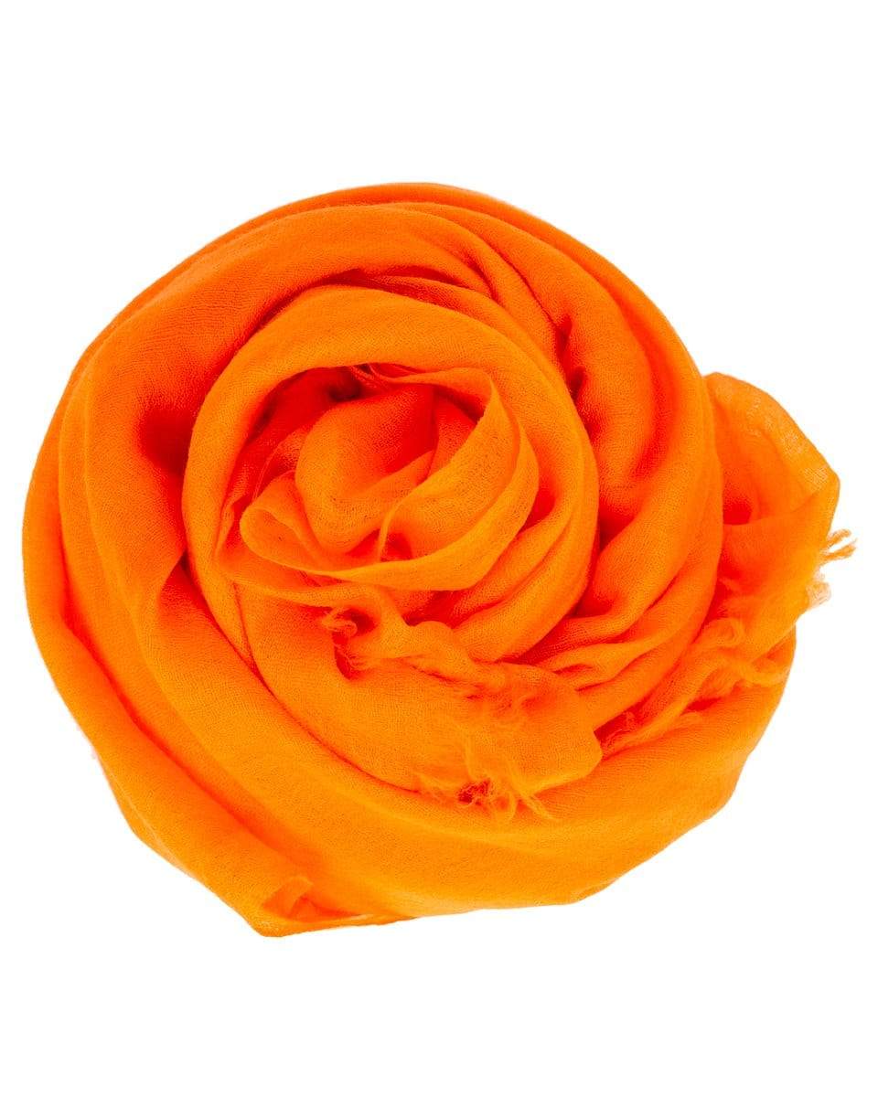 ZYNNI CASHMERE-Cashmere Scarf-RED/ORNG